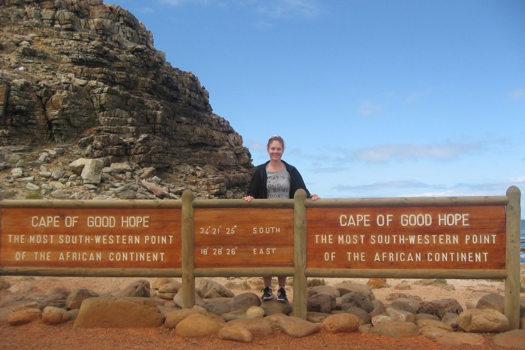 Ali at Cape of Good Hope